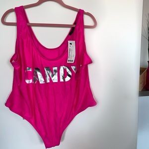 Hot Pink Swimsuit/Bodysuit